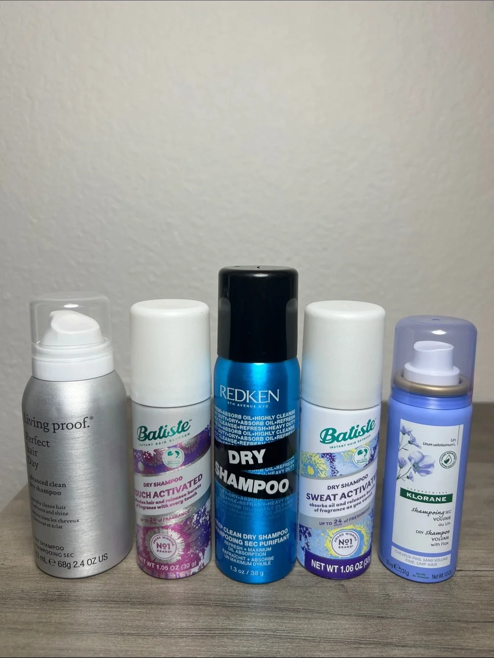 Batiste, Klorane, Redken & Living proof Dry Shampoo Bundle